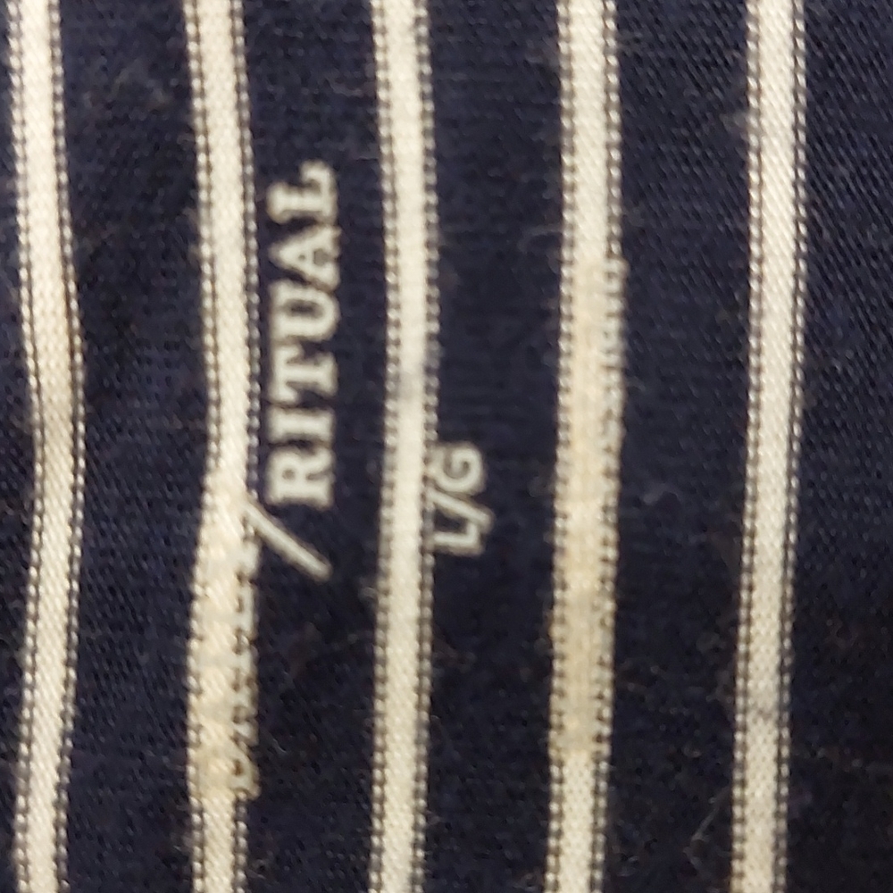 Daily Ritual Striped Navy Racerback Dress - Picture 8 of 9